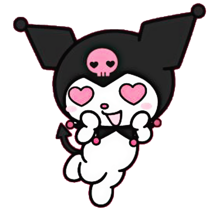 Kuromi heart eyes